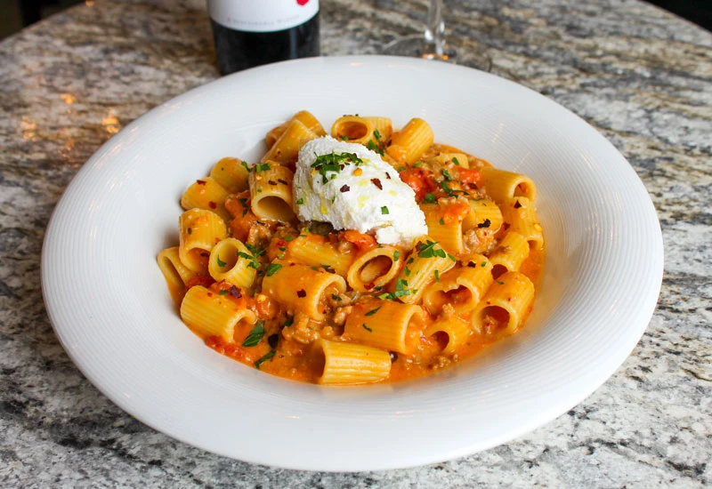 Spicy Rigatoni Vodka